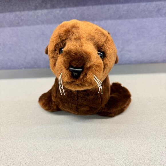 Aurora World Destination Nation Plush Seal Brown Soft Cuddly Stuffed Animal 2019 - Picture 2 of 9